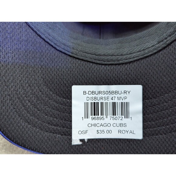 Chicago Cubs '47 MLB  Blue MVP Adjustable Strapback Hat Adjustable White/Blue - Picture 9 of 9
